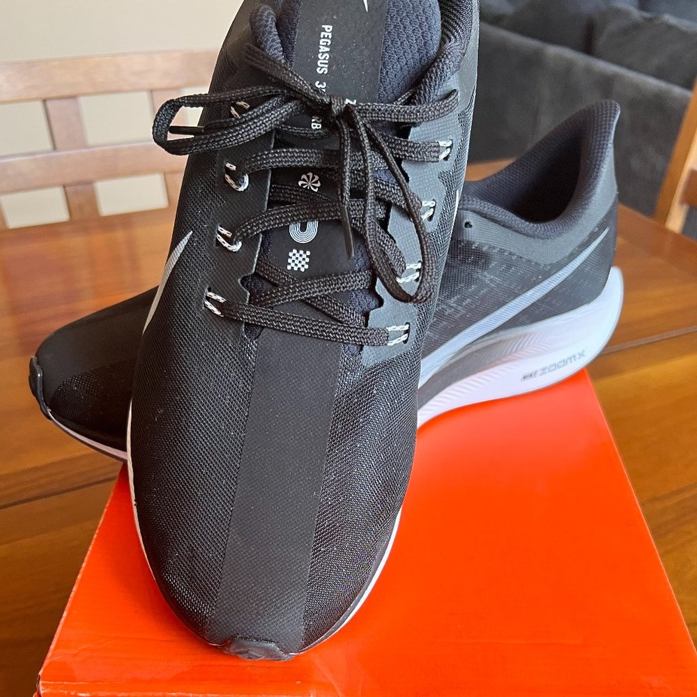 NEW Mens Nike Zoom Pegasus 35 Turbo Black/Vast Grey Size 13